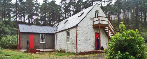 View of Loch Grannoch Lodge outdoor centre