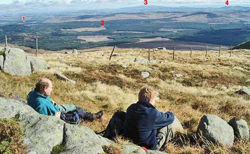 View from the Nick of Clashneach