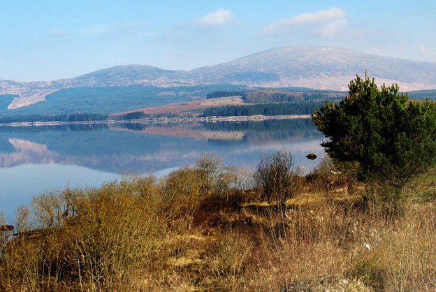 The southern end of the Rhinns of Kells from Clatteringshaws Reservoir