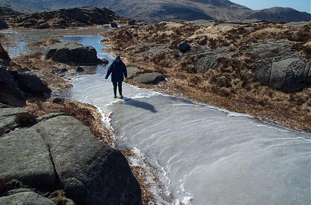 View of the same lochan winter