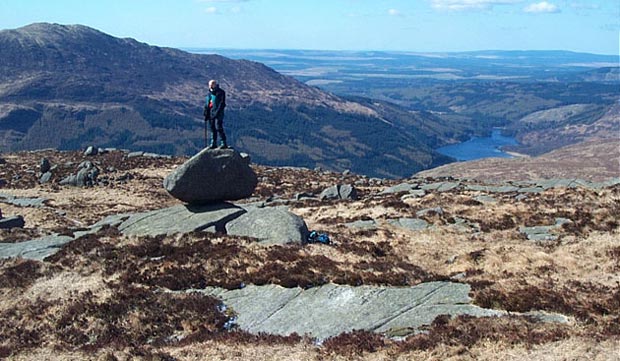 Loch Trool and Mulldonoch from near the top of Craiglee