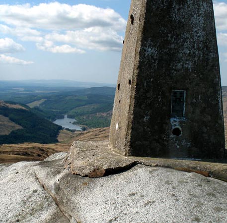 View from the trig poing on Craiglee towards Loch Trool