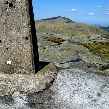 View from the trig poing on Craiglee towards Craignaw