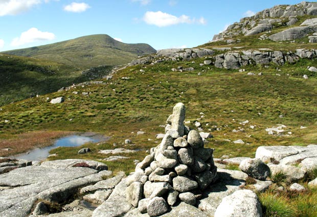 Merrick from between Craignairny and Dungeon Hill