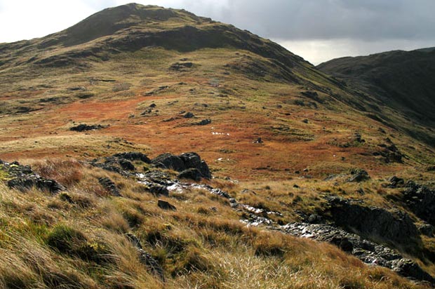 Looking back at Curleywee from the hollow between it and White Hill