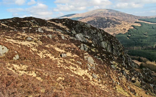 View of the Rhinns of Kells from Cairngarroch