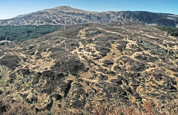 View from the Steps of Bennan back to Mulwhurn