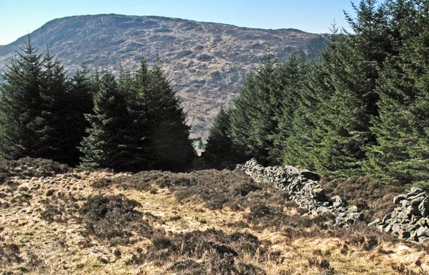 Route off Darnaw with Cairngarroch beyond