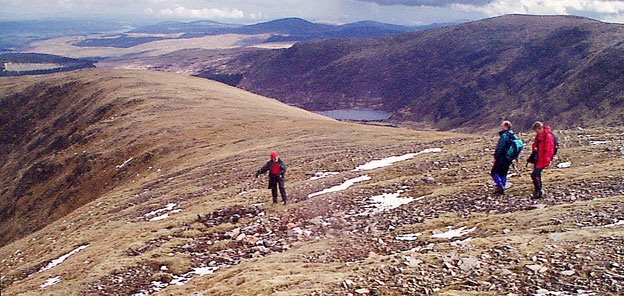 Aircraft crash site on the North Gairy of Corserine