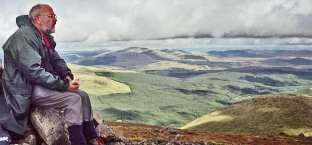 View of Cairnsmore of Carsphairn from Carlin's Cairn