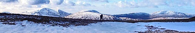 Crossing the saddle between Millfire and Corserine