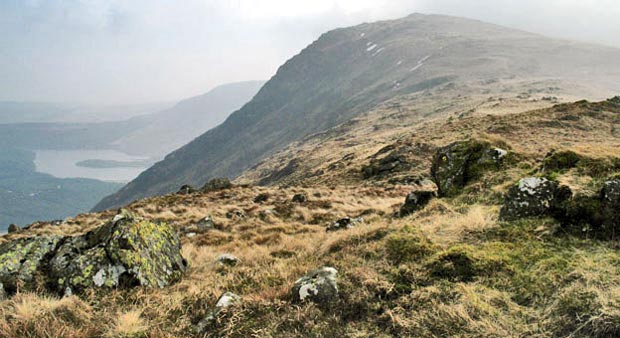 View of Millfire, Loch  Dungeon and  Meikle Lump