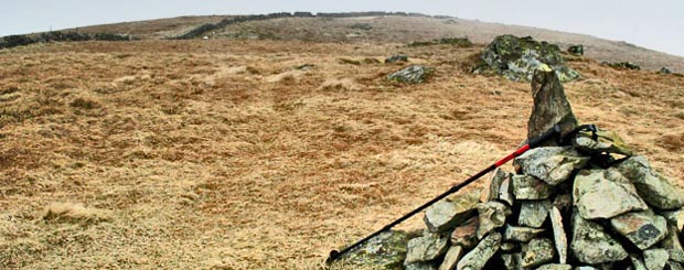 Cairn at the top of Millfire