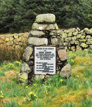 Monument to the shepherd Ralph Forlow