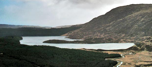 Loch Dungeon and Meikle Lump from Millfire