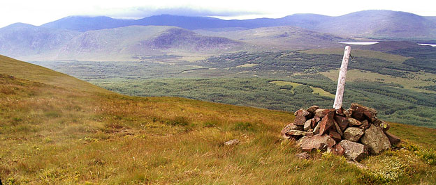 View of the north end of both the Awful Hand and Dungeon ranges