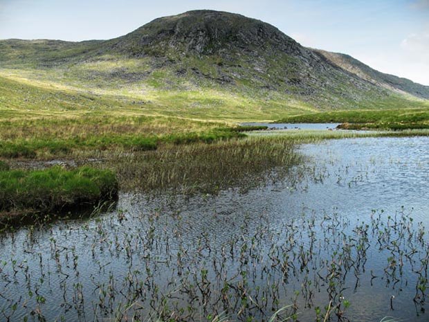 View of Dungeon Hill across Long Loch of the Dungeon