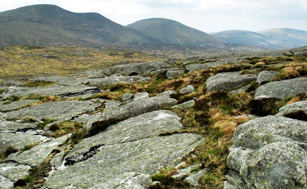 View of the Awful Hand from the top of Dungeon Hill