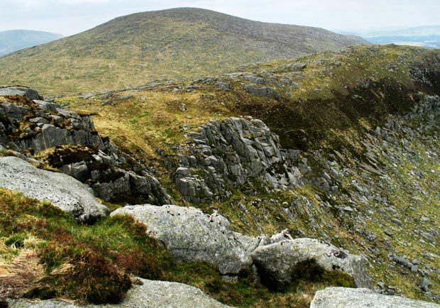 View towards Mullwharchar from Dungeon Hill