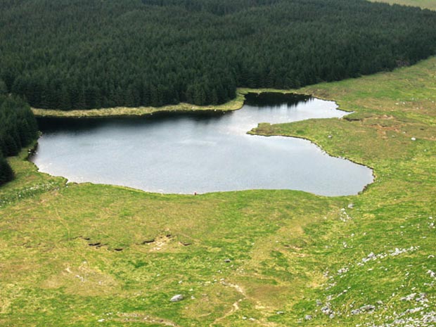 Dry Loch of the Dungeon with Gala Lane running out of it