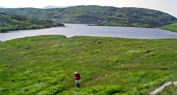 Looking south over Loch Valley towards Lamachan