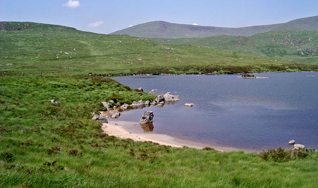 View from Loch Neldricken looking back the way we have come