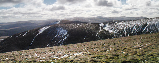View from White Law over Kneesend Ridge and past Faugh to the Durisdeer hills