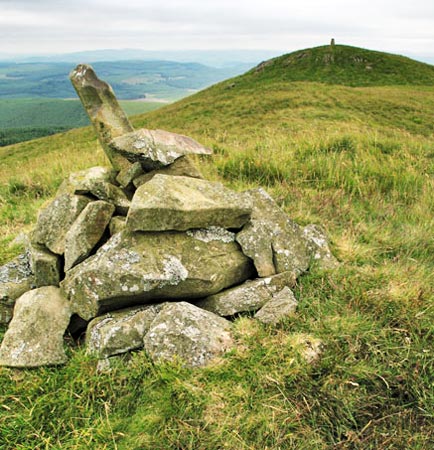 View of the two tops of Wee Queensberry