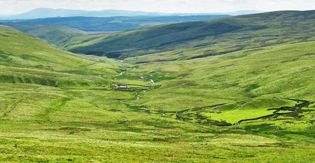 View from Earncraig towards Burleywag bothy - detail