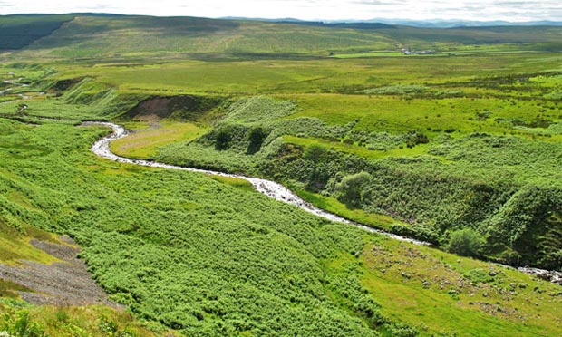 View down Capel Burn as we approach Mitchellslacks