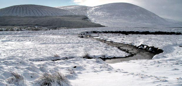 View of the Potrail Water from the Southern Upland Way