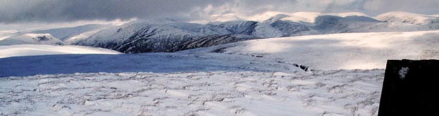 Steygail and Comb Head from the trig point on Rodger Law