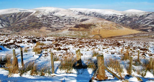 View from Laght Hill towards Green Lowther