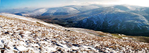 View of the Durisdeer hills from Cold Moss