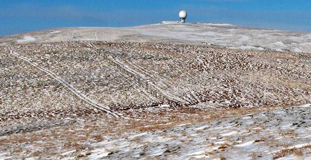 View ahead to Lowther Hill from Cold Moss