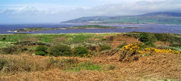 View looking south-west from the cairn on Ardwall Island towards the Murray's Isles