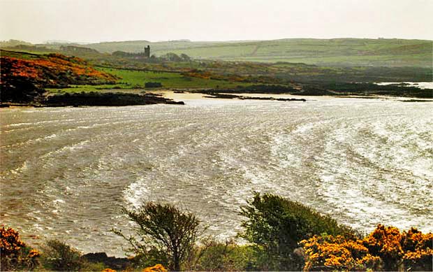 View from Adrwall Island towards Kirkandrews