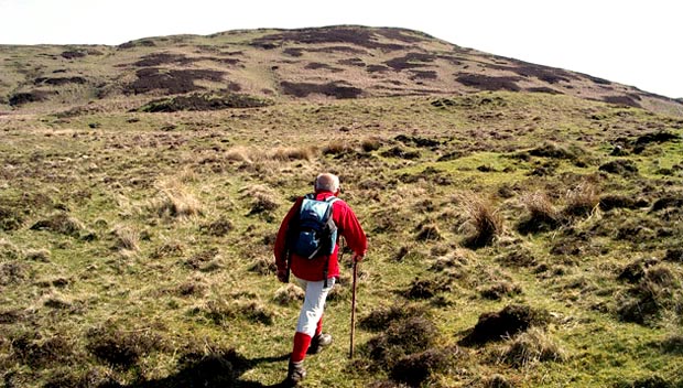 Heading for Benfadyen from Knocktinkle car park