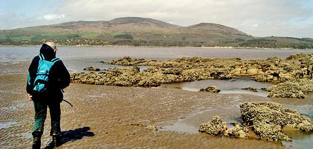 Taking to the rocks at Craigmore Point