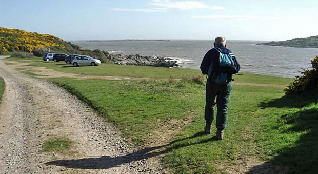 Arriving back at the car on Carrick Shore