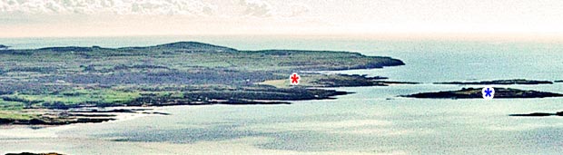 Detail showing Carrick Shore and Ardwall Island