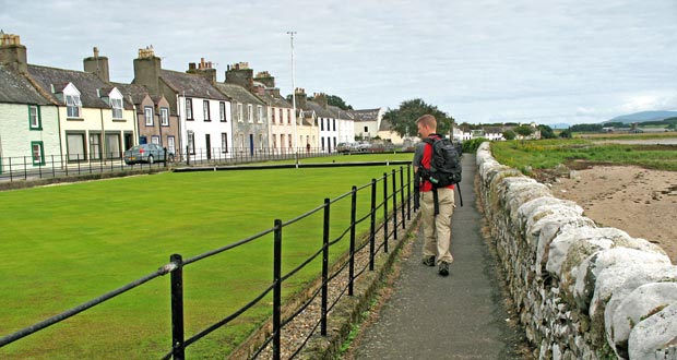 View heading north along South Crescent Garlieston