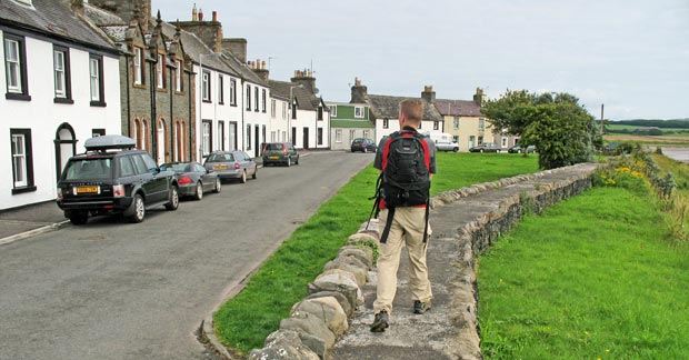 View heading north along North Crescent Garlieston