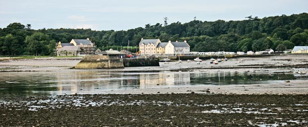 Detail of the harbour area Garlieston