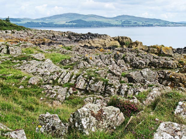 View towards Cairnharrow from a rocky section of our route