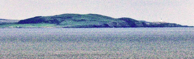 View of Little Ross Island from Rigg Bay