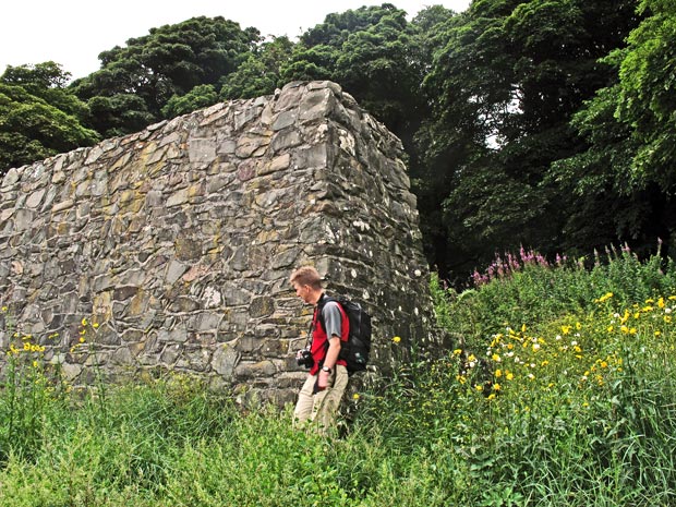 View of wartime ramp at Rigg Bay near Garleston