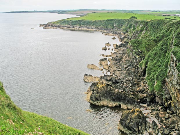 View looking southward from Cruggleton Castle