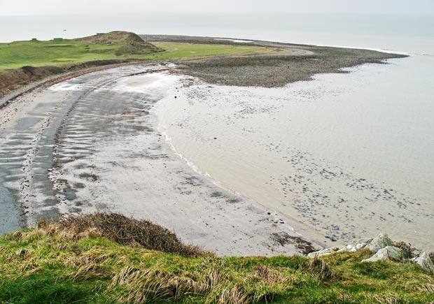 View across Monreith Bay towards Point of Lag.