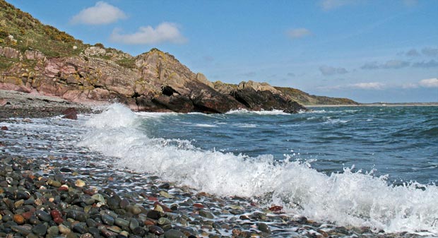 View of Portlennie Bay just south of Portankill